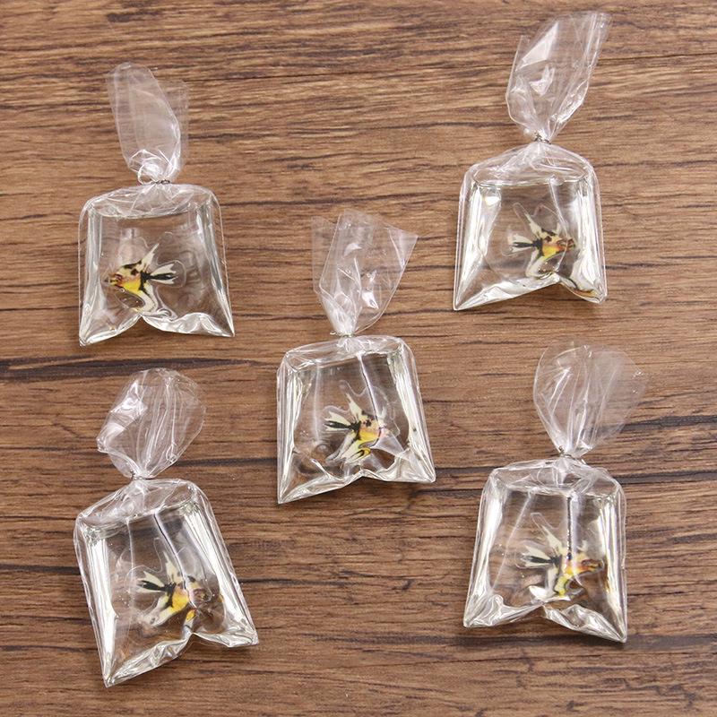 12-Color Resin Fish Pendant: 23x52MM DIY Transparent Ornament