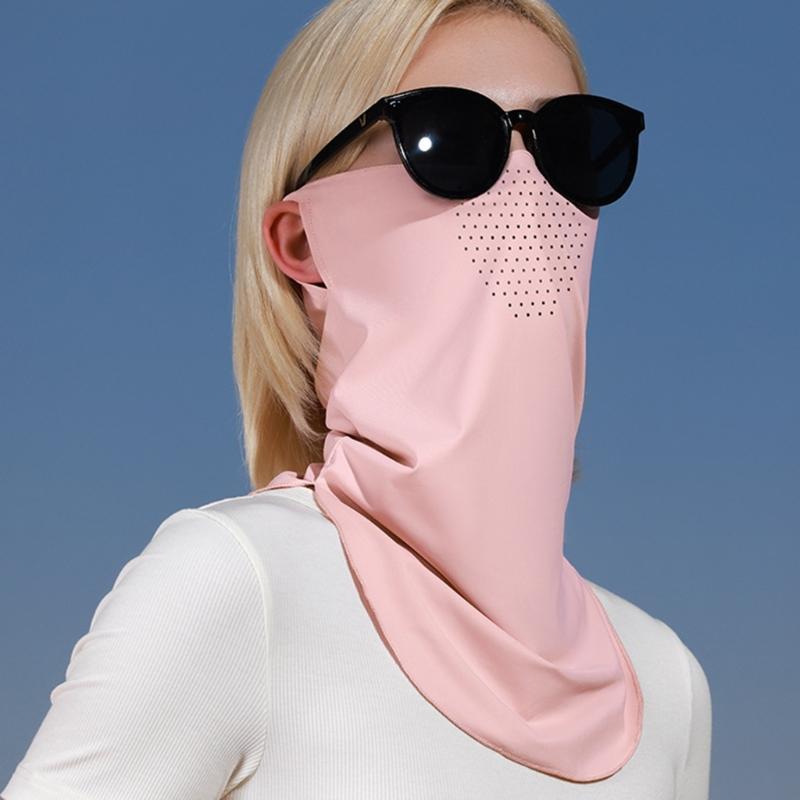 Women Sunscreens Mask Neck Scarves Windproofs Scarves Sun Protections Faces Cover
