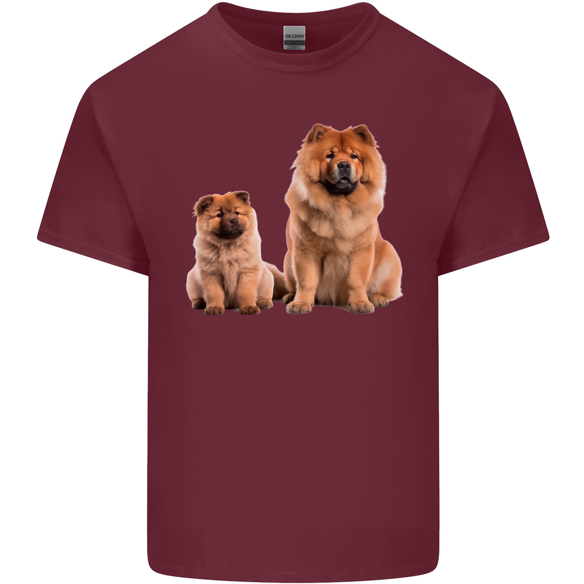 Chow Chows Dog Puppy Unisexs Light Cotton TShirt S