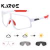 KAROS Auto Photochromic Sunglasses Cycling Glasses UV400 Protection for Road Bike Mountain Biking Outdoor Sports K03 7