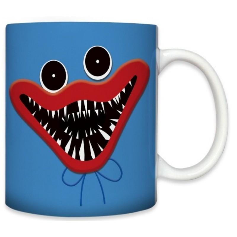 Керамическая кружка с принтом Poppy Playtime, мультяшный аниме-персонаж, чашка для воды и чая 400ML