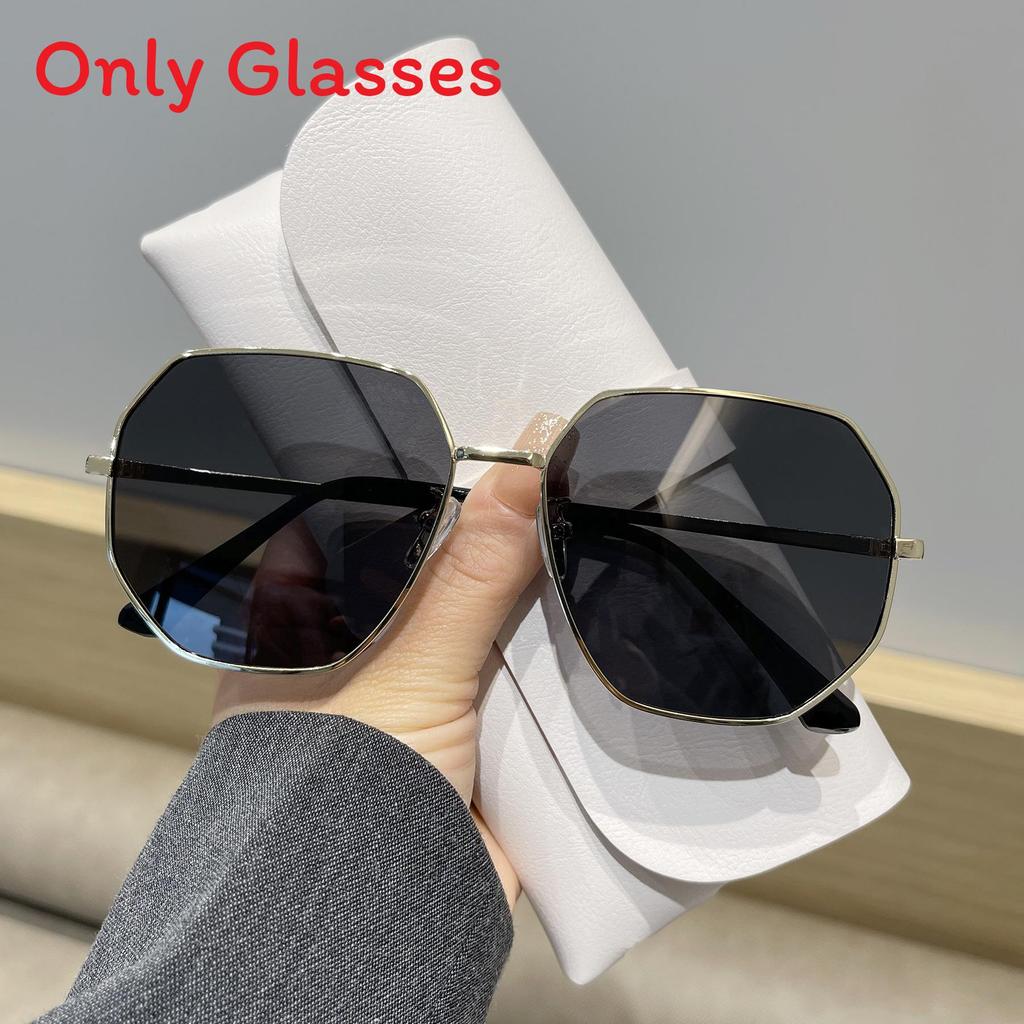 Square Frame Uv Protection Sunglasses For Men And Women With Trendy Style
