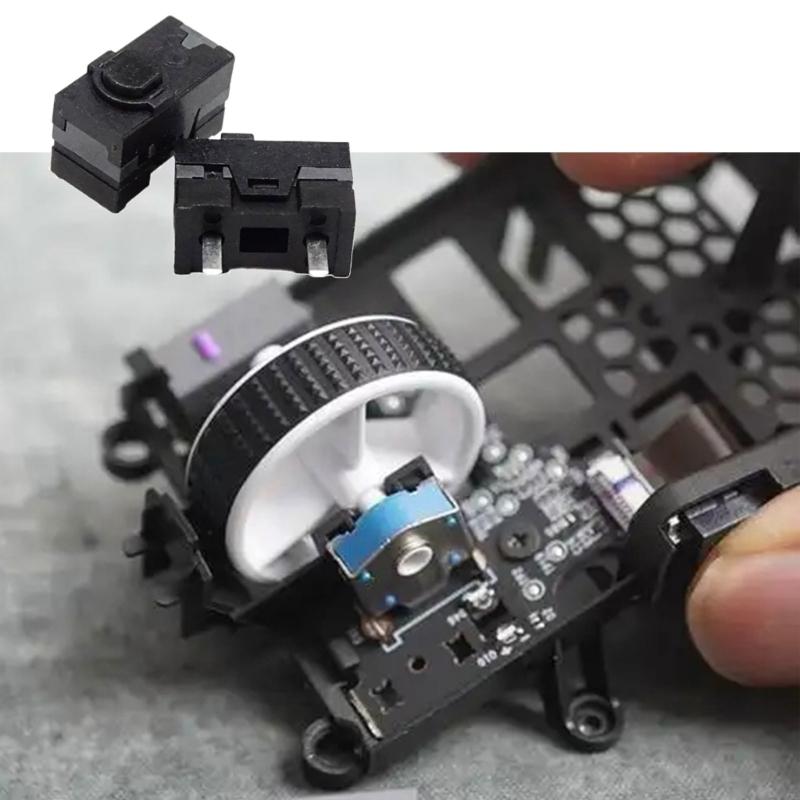2Set Mouse Scroll Wheel Press Down Microswitch Middle Button 2Pins For Gaming Mouse Microswitches 2 Set
