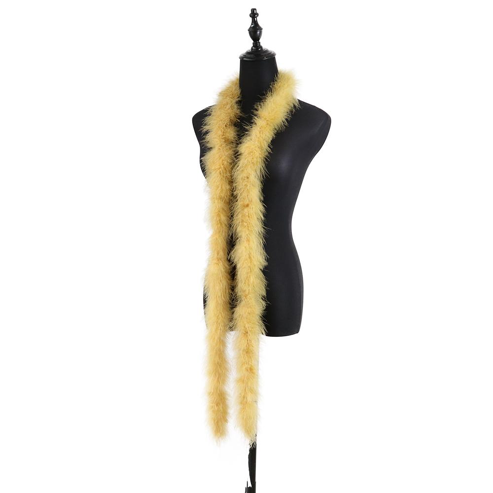 2Meters Colorful Marabou Turkey Feathers Boa 20G High Quality Plumes Shawl For Home Party Wedding Dress Decoration Feather Scarf