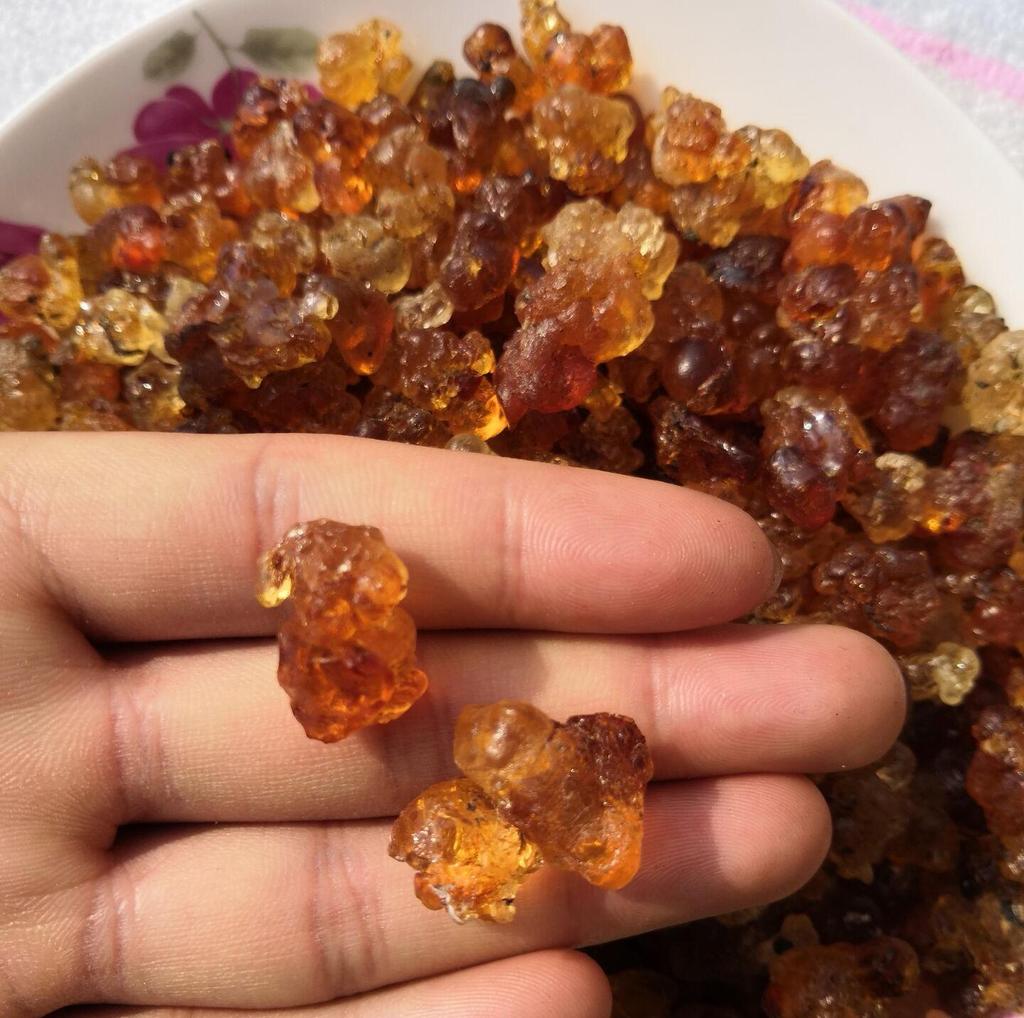 500g Hand-Picked Edible Yellow Peach Gum, Easy To Soak & Clean, Perfect with Snow Nest & Soap Bean