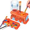 Detachable Art Brush Cleaner Automatic Water Changing Brush Washer Easy Disassembly Storage for Outdoor Painting Sketching