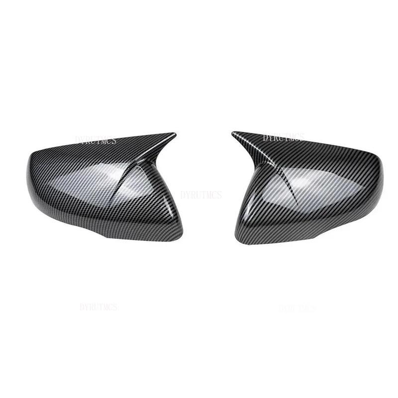 Fit For Ford Edge 2015 2016 2017 2018 - Car Sticker Rearview Side Mirror Cover Wing Cap Rear View Case Trim Carbon Fiber