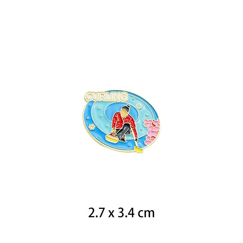 1Pc Cartoon Basketball Football Badminton Metal Badge Student Backpack Hat Denim Coat DIY Deco Lapel Pins Boy Couple Brooch