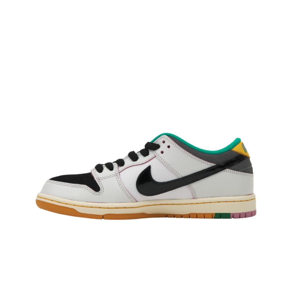 Mens CSEF X Nike Dunk Low SB White Clear Emerald Unisex Sneakers Summit-White Black Iron-Grey HJ4132-100