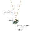 Conch Pendant Necklace for Women  Female Cowrie Summer Party Gift Zircon