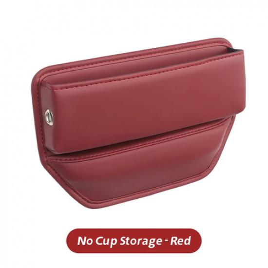 Leather Car Seat Gap Organizer Multifunction Console Crevice Filler Side Storage