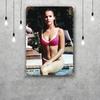 keri russell actor Decor Poster Vintage Tin Sign Metal Sign Decorative Plaque for Pub Bar Man Cave Club Wall Decoration