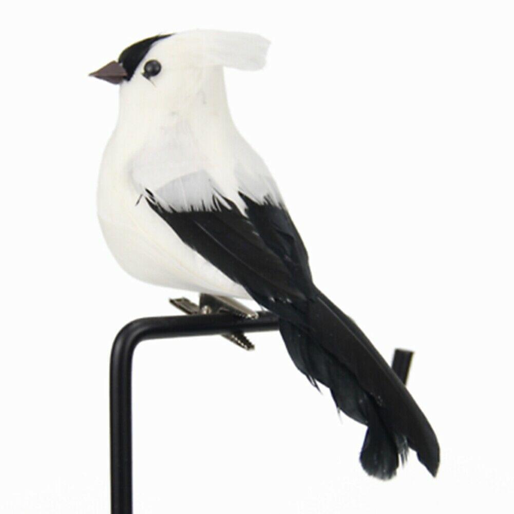 

Миниатюрные искусственные птицы на клипсах, красная птица, елочные украшения, праздничный рождественский декор