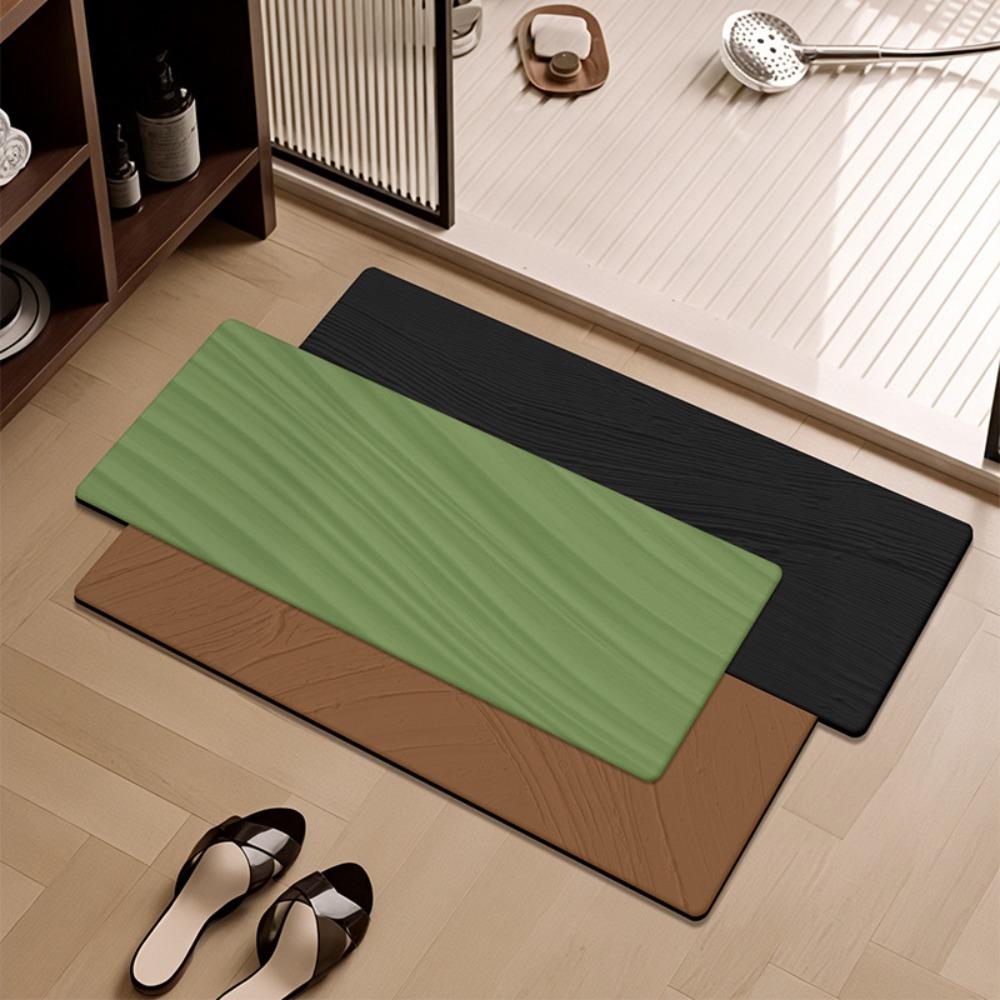 Water-Absorbing Painting Pigments Bath Mat Non-slip Kitchen Mat Creative Floor Mat  Hotel
