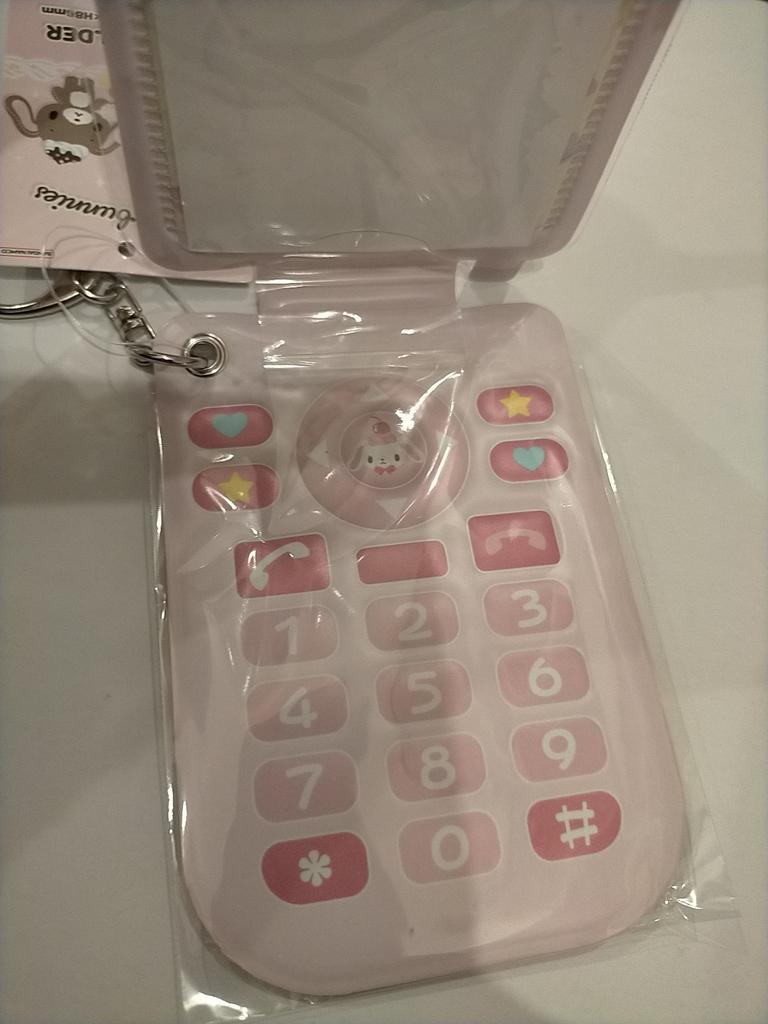 Sanrio Sugarbunnies photo card holder key