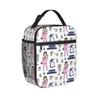 Enfermera En Apuros Thermal Insulated Lunch Bags for Picnic Reusable Food Container Bags Men Women Cooler Thermal Lunch Boxes