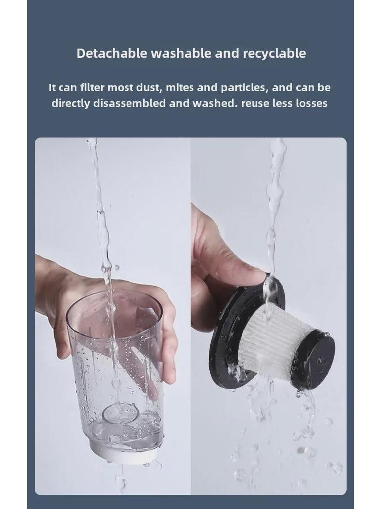 Compact Portable Car Vacuum Cleaner with High Suction Power