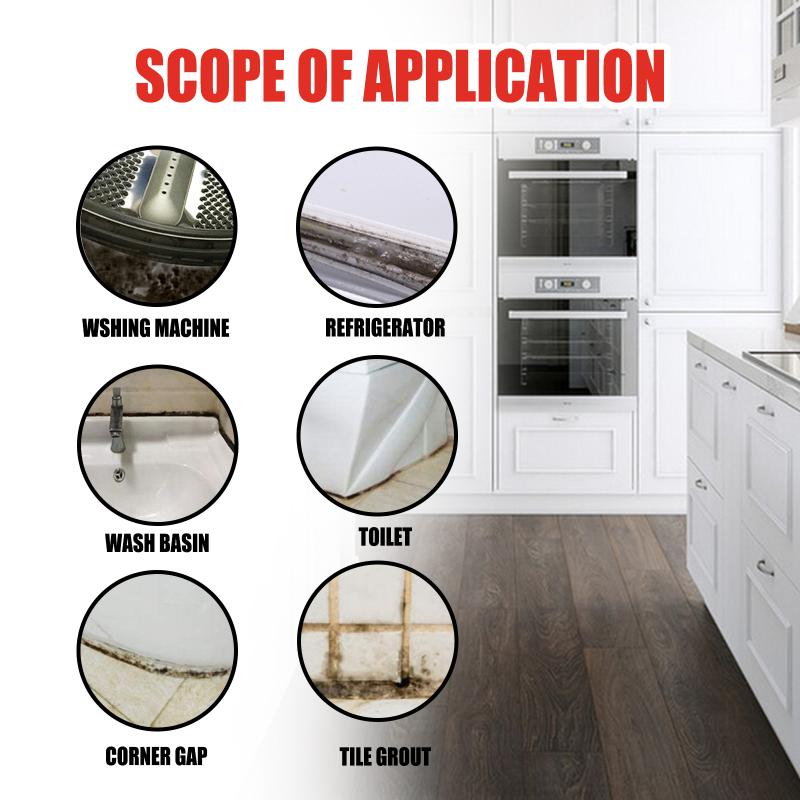 Jaysuing Mildew Remover Gel 100Ml Factory Direct Household Kitchen Bathroom Wall Gap Stain Mildew Removal Cream