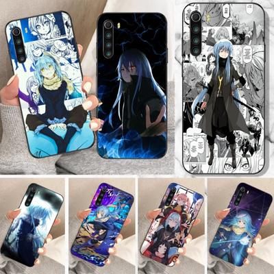 Rimuru Anime Phone Case For Xiaomi Redmi Note 11 10 9T 8 7 Pro Redmi 10 9 9A 9C 8 7 6 Soft Black Phone Cover