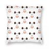 Hello Spank Cute Pillowcase Printed Fabric Cushion Cover Decor Throw Pillow Case Cover Home Square 45X45cm