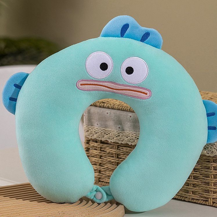 Melody U Shaped Neck Pillow With Plush Fabric For Travel And Office Use