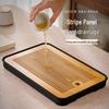 Bamboo Tea Serving Tray with Drainage