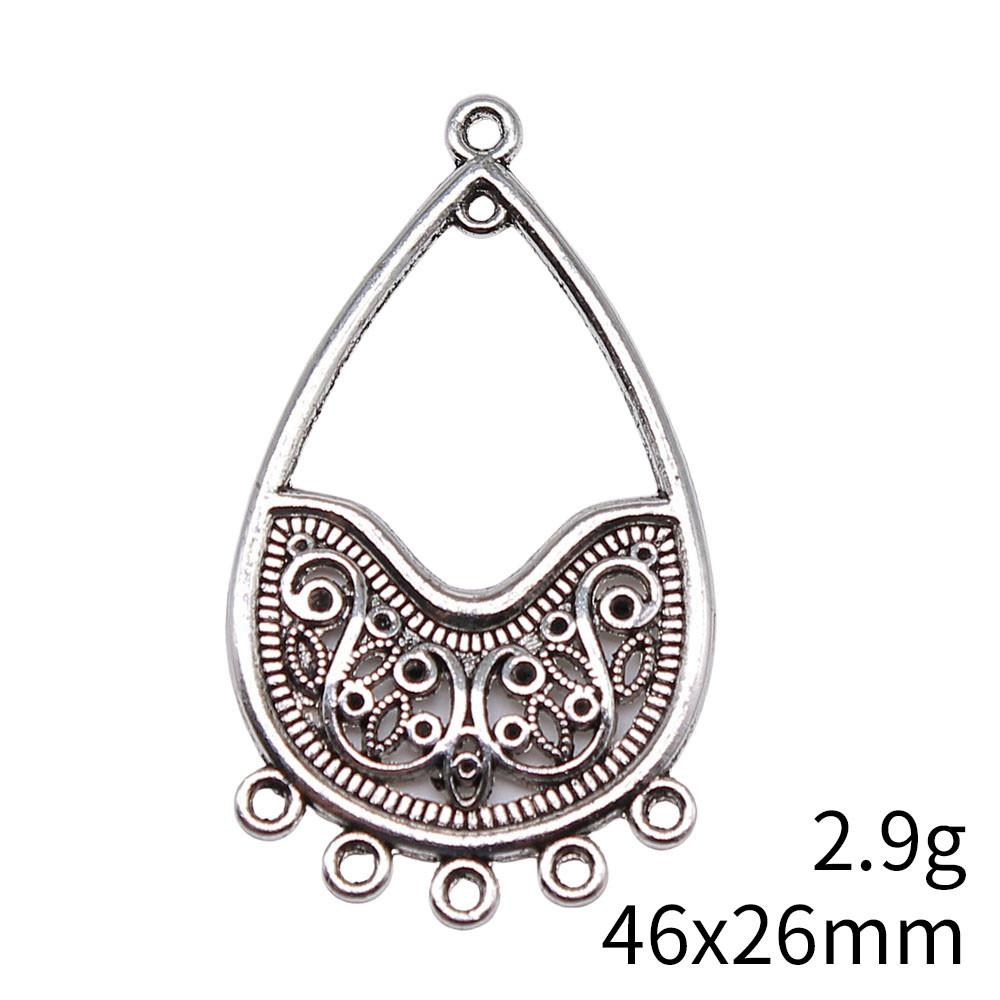 2025 Trend Accesories Water Drop Earring Connector Accessories Parts Ornaments For Home Accessories Parts