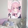 Nieuw Schattig Meisje Wandkleed Lolita Roze Mijn Stijl Meisje Esthetisch Wandkleed Voor Slaapkamer Decor Achtergronddoek