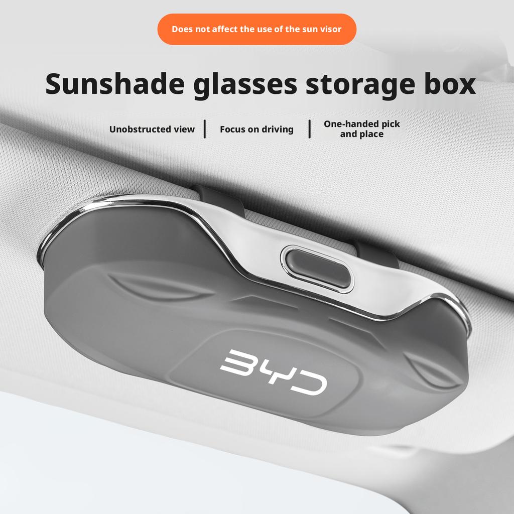 Suitable for BYD car glasses case Han Yuan Song Tang Qin Xia sunglasses car storage box