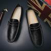 Fashion High Quality Split Leather Men Shoes Soft Moccasins Loafers Fashion Comfortable Men Flats Comfy Driving Shoes Big Size 48 49 50