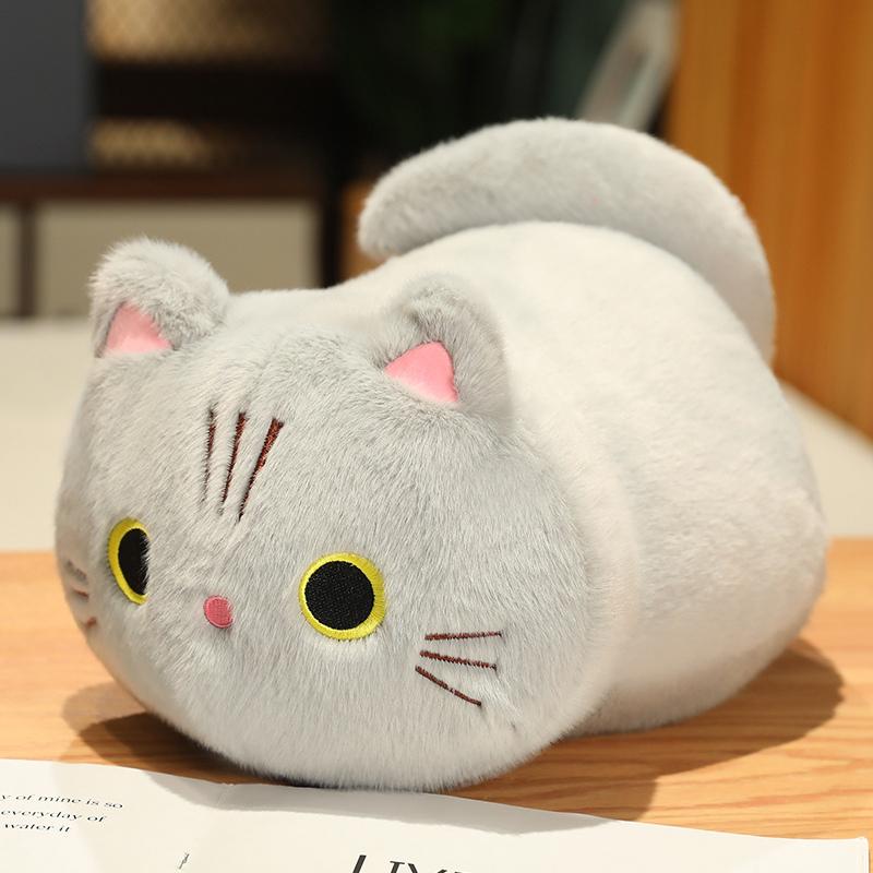 25-50CM Cartoon Kawaii Cat Stuffed Animal Plush Toy Lovely Cat Doll Children's Sleep Pillow Christmas Kawaii Decorative Gifts