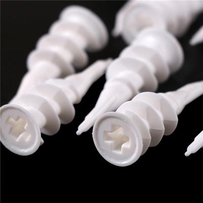 10 Pcs Self Drilling Wall Threaded Drywall Plastic Auger Anchors
