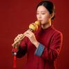 Hulusi with Storage Bag Three-Pipe Gourd Flute Chinese for Performance, Students