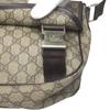 GUCCI GG plus GG Supreme Shoulder Bag GG Supreme Canvas Brown 201732 002122 Used