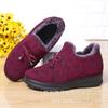 2025 old Beijing cotton shoes women's new polyurethane women's cotton boots piled and thickened warm middle-aged and elderly mother cotton shoes
