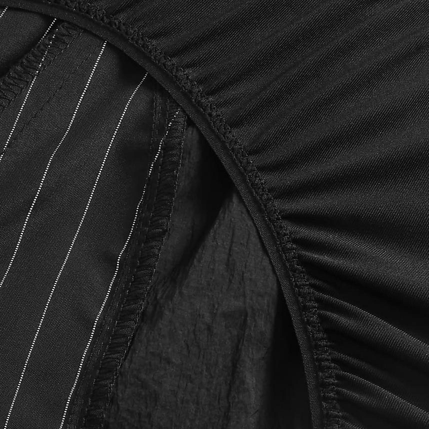 Nike Running Division Striped Design Training Casual Mid-Rise Sports Shorts Women Shorts Black FN2716-010