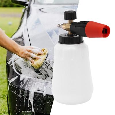 Rote Spitze Kupfer Hochdruck Auto Waschen Schaum Core Spray Austauschbare Können MA Abnehmbare Und Wasser Werden Topf Spezielle Bu c0S5