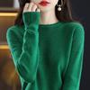 Knitted Sweater for Women In Autumn and Winter, Loose Round Neck, Inner Layer, Pullover, Solid Color, Versatile, Outer Layer