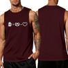Men's Oktoberfest Printed Sleeveless Tank Top - Loose Fit Casual Summer Shirt for Beach and Daily Wear - Comfortable Relaxed , Perfect for Parties
