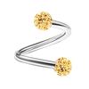 Stål Nese Ring Piercing Lepper Ring Lip Studs Twist Tragus ørering Stud Twist Helix øredobber