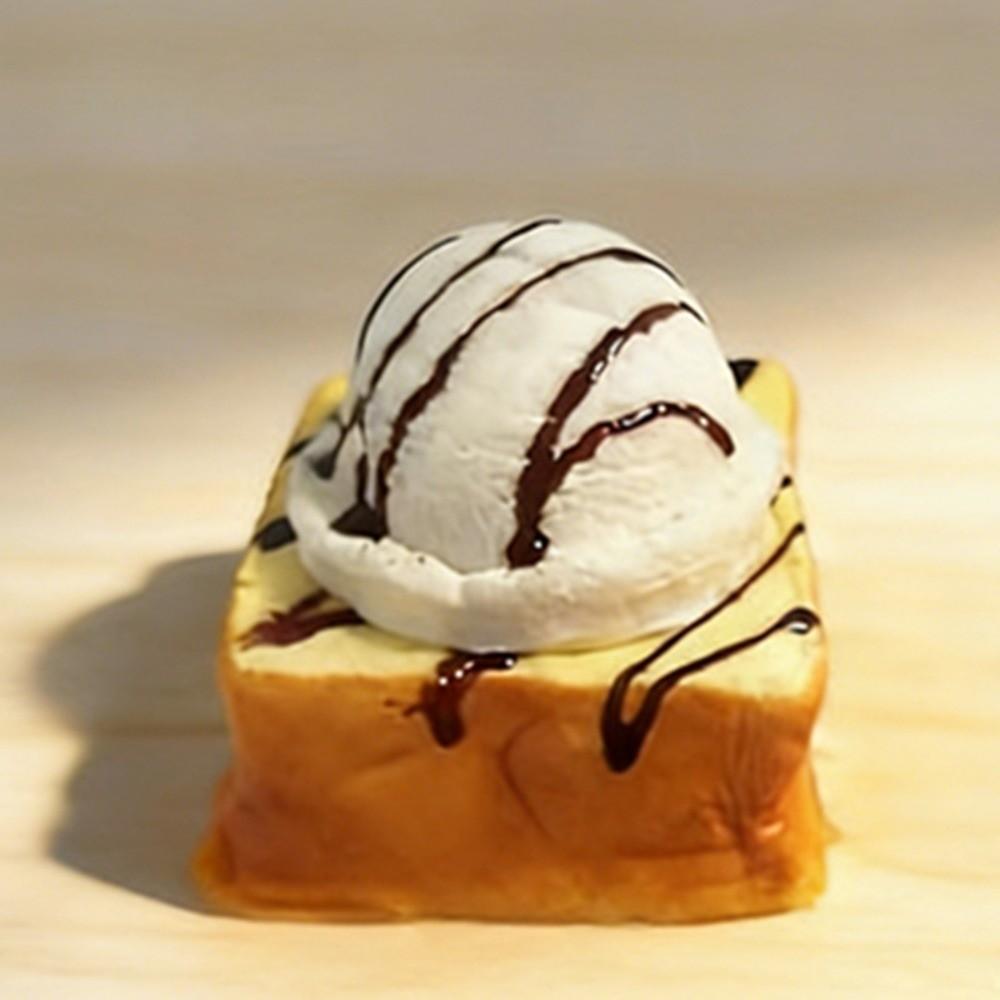 Soft Squeeze Toy Bread Ice Cream Stress Relief Toy Gifts Anti-stress Squeeze белый