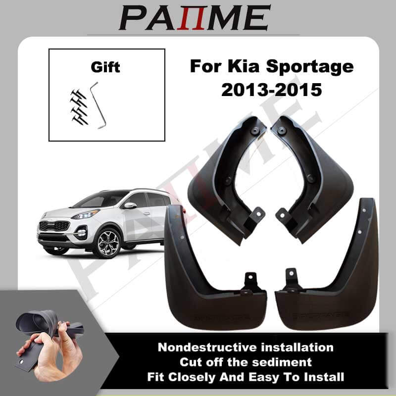 

4 шт. автомобильные брызговики подходят для kia sportage 2013 2014 брызговики Fender брызговики авто аксессуары