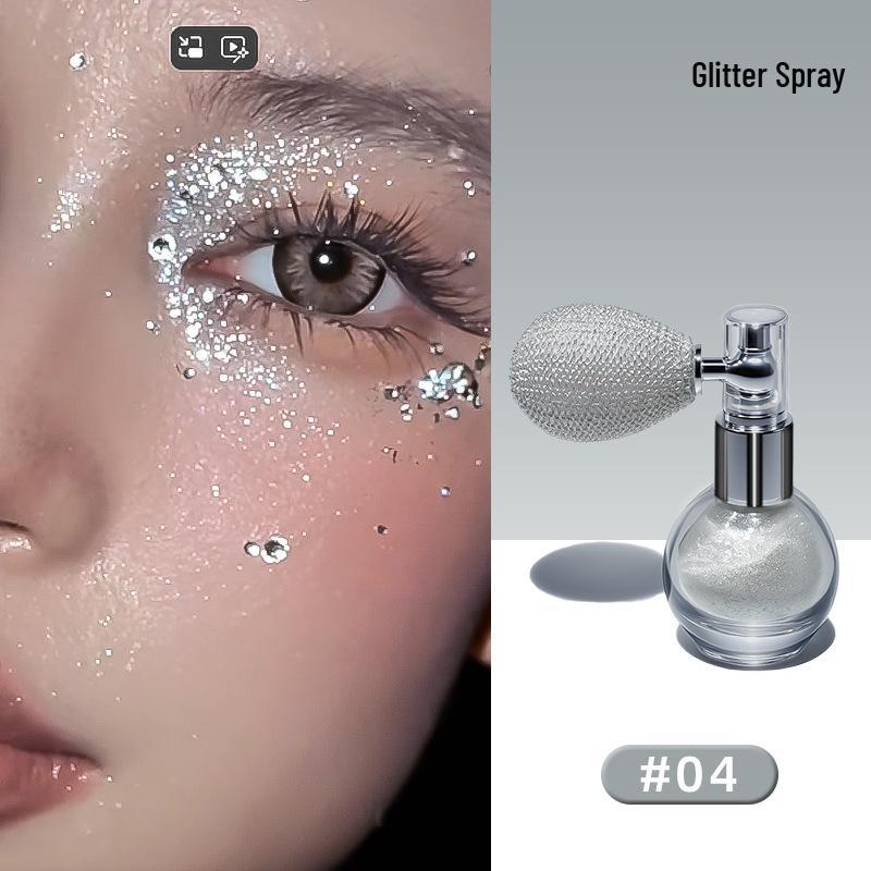 Spray Glitter Scintillante per Corpo e Capelli con Strass - Perfetto per Spose & Occasioni Speciali