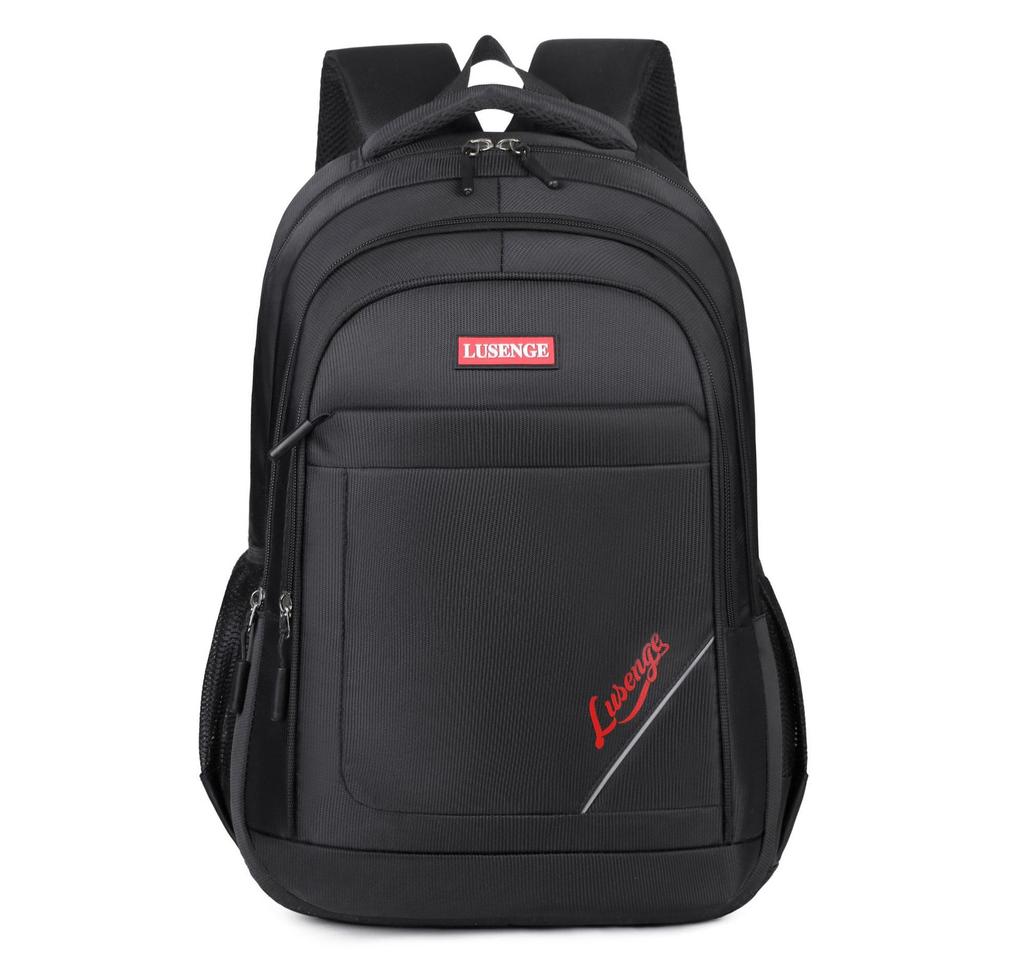 Schoolbag Solid Color Fashion Student School Bag Middle School Backpack Business Travel Computer Backpack New Simple Travel Bag