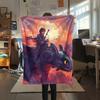 How to Train Your Dragon pattern Flannel Blanket, High quality Comfortable for All Seasons, Home Decor, Warmth and Comfort, Perfect for Gifts.