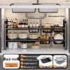 Retractable Under-Sink Kitchen Storage Rack