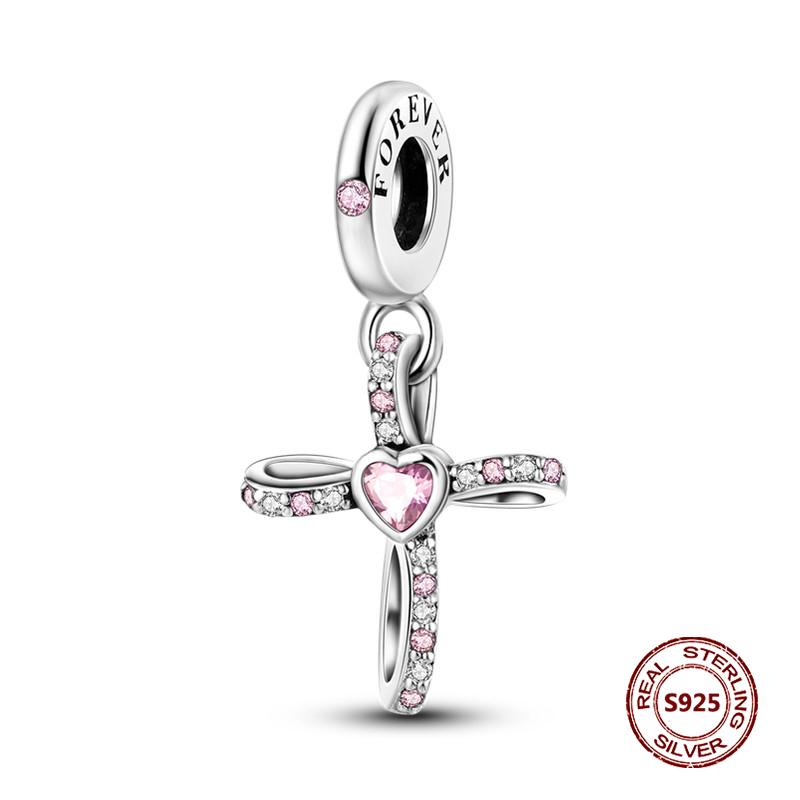 Copper Luminous Fireflyzircon Colorful Butterfly Sunflower Cat Dog Charms Beads Fit Diy Bracelets Jewelry Gift