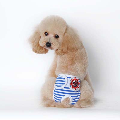 Cute Captain Pet Dog Physiological Pants Panty Sanitary Shorts For Female Male Dog Cat Diapers Underwear Dog Toilet Products