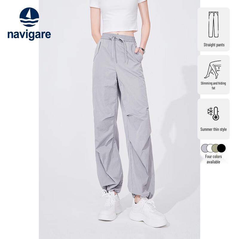 Navigare Women s Loose Fit Parachute Cargo Pants XXL