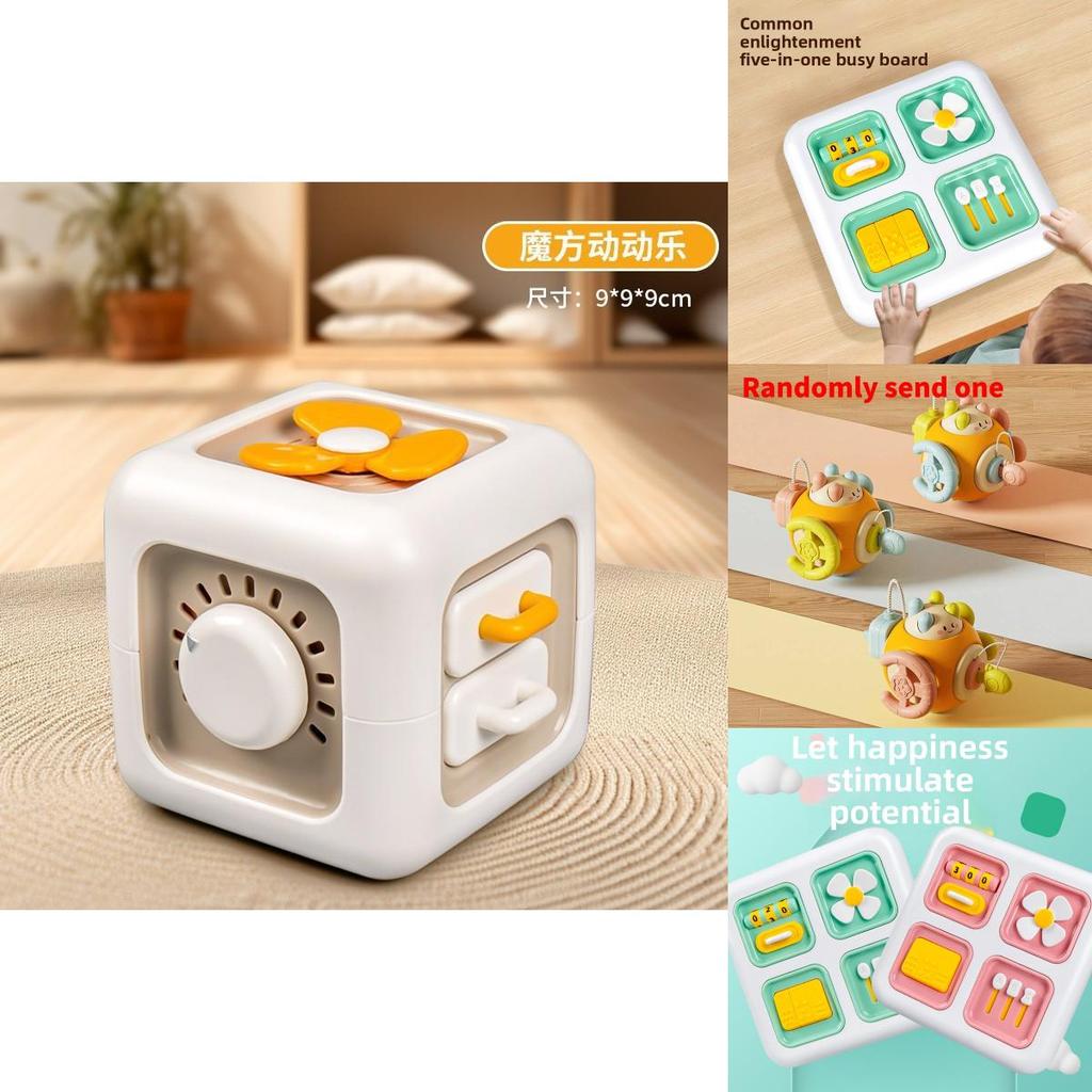 Baby Multifunction Finger Activity Board With Montessori Design For Early Learning Development
